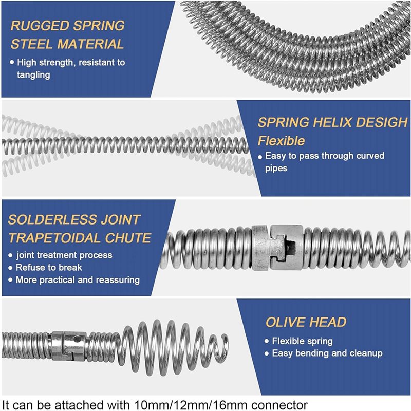 Outil de plomberie DT17, débou - Drain Snake Flexible avis et prix
